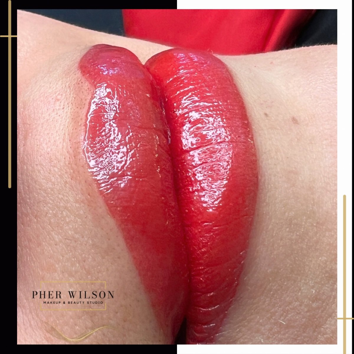 Microlips efecto lipstick rojo intenso